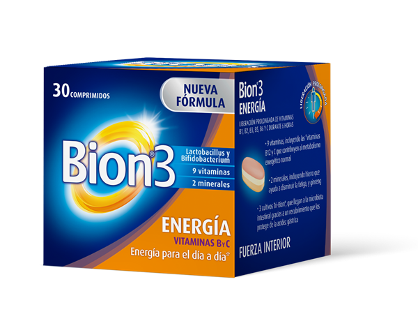 Bion3 Energía Vitaminas B y C 
