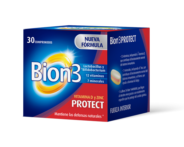 Bion3 Protect Vitamina D y Zinc 