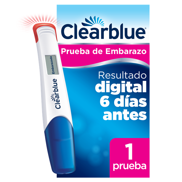 Prueba de embarazo Clearblue Ultratemprana digital, 1 prueba