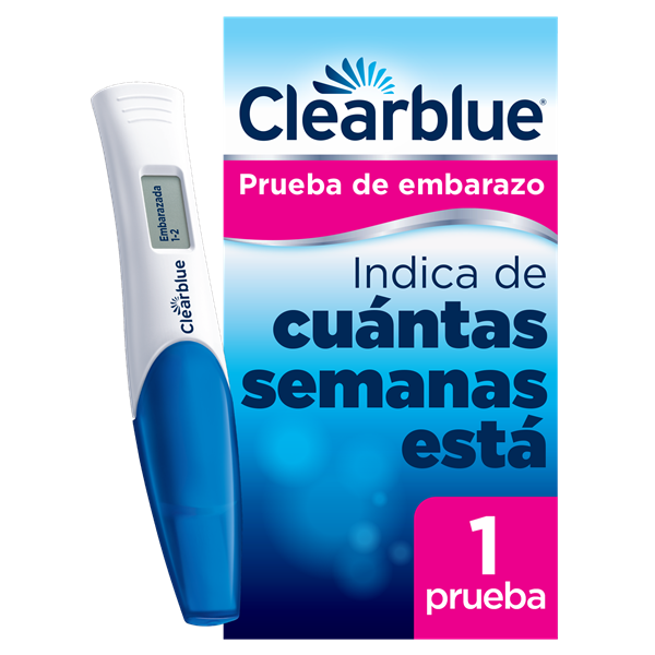 Test de embarazo digital Clearblue, Indicador de semanas, 1 prueba