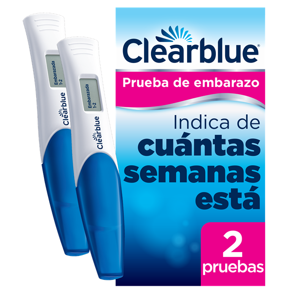 Tests de embarazo Digital Clearblue, Indicador de semanas, 2 pruebas