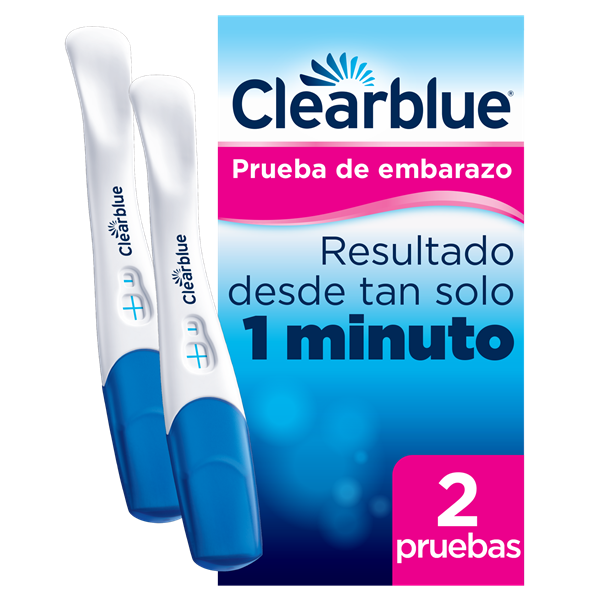 Tests de embarazo Clearblue, Detección rápida, 2 pruebas