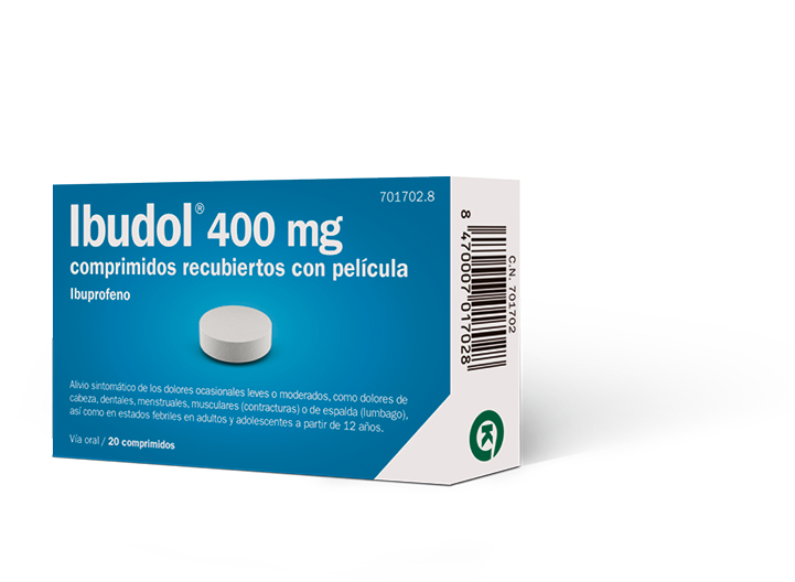 IBUDOL 400mg 20 comprimidos recubiertos