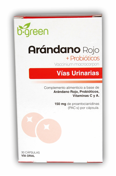 B.GREEN ARANDANO ROJO + PROBIOTICOS