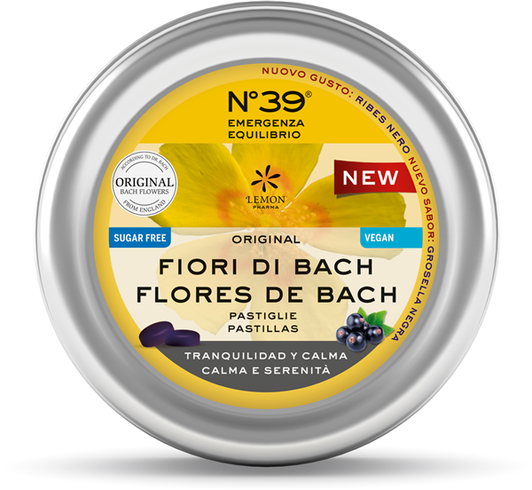Pastillas Flores de Bach Nr.39 (Rescate) Sin azúcar