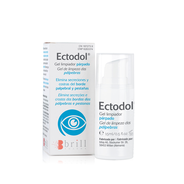 Ectodol gel limpiador párpado 15 ml