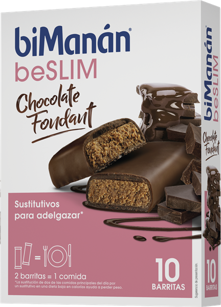 BiManán beSLIM - Barritas Sustitutivas Chocolate Fondant