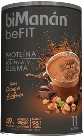 BiManán beFIT - Batido de proteína chocolate avellana