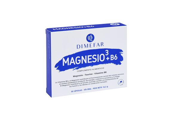 Magnesio3 + B6 30 cáps.