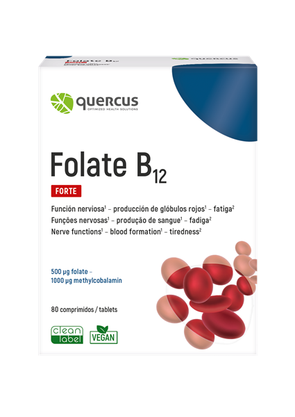 Folate B12 80 comprimidos